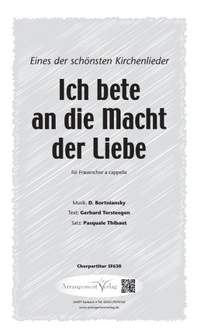 Ich bete an die Macht der Liebe
