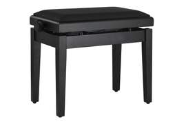 GEWA Piano bench Deluxe Autolift Vinyl Black matt