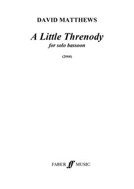 David Matthews: A Little Threnody