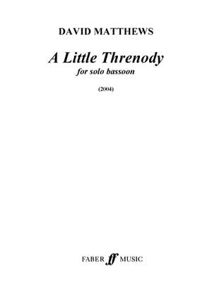 David Matthews: A Little Threnody