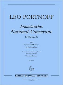 Portnoff, L: Französisches National-Concertino G major op. 86