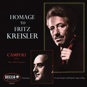 Homage to Fritz Kreisler