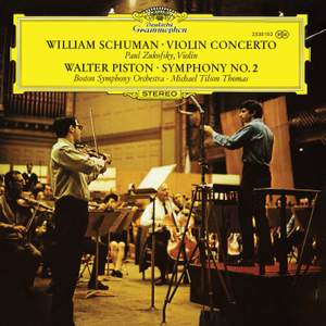 Piston: Symphony No. 2; Schumann: Concerto for Violin and Orchestra