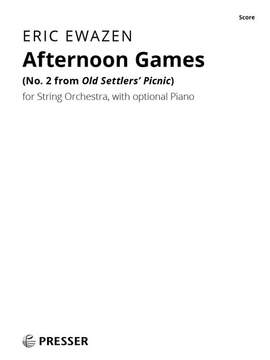 Ewazen, E: Afternoon Games - Score