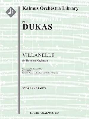 Dukas, Paul: Villanelle for Horn and Orchestra