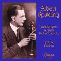 Albert Spalding plays Mendelssohn & Spohr violin concerto