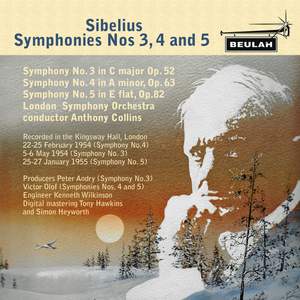 Sibelius Symphonies No. 3,4 and 5