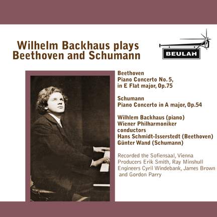 Wilhelm Backhaus plays Beethoven and Schumann