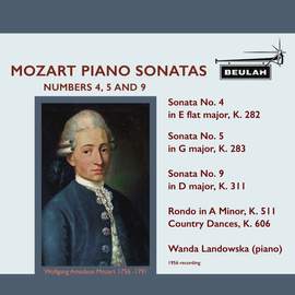 Mozart Piano Sonatas Nos. 4, 5 and 9 - Wanda Landowska