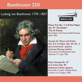 Beethoven 250 Archduke Piano Trio, Violin Sonata No. 8, Piano Sonata No. 27
