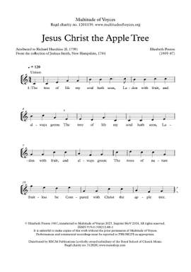 Poston: Jesus Christ the apple tree