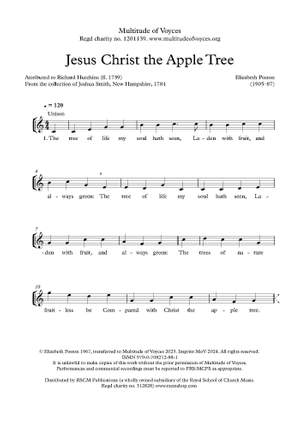 Poston: Jesus Christ the apple tree