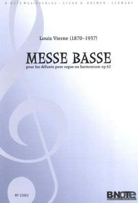 Vierne, L: Messe basse pour les défunts op.62