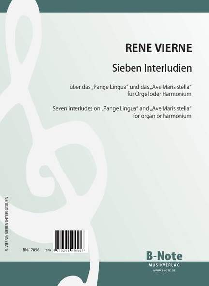Vierne, R: Sieben Interludien für Orgel oder Harmonium