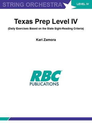 Kari Zamora: Texas Prep - Orchestra Level IV