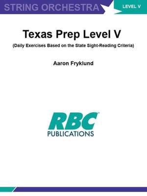 Kari Zamora: Texas Prep - Orchestra Level V