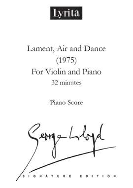 George Lloyd: Lament, Air & Dance
