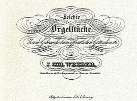 Weeber, J C: Leichte Orgelstücke