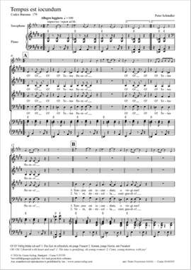 Peter Schindler: Tempus est iocundum