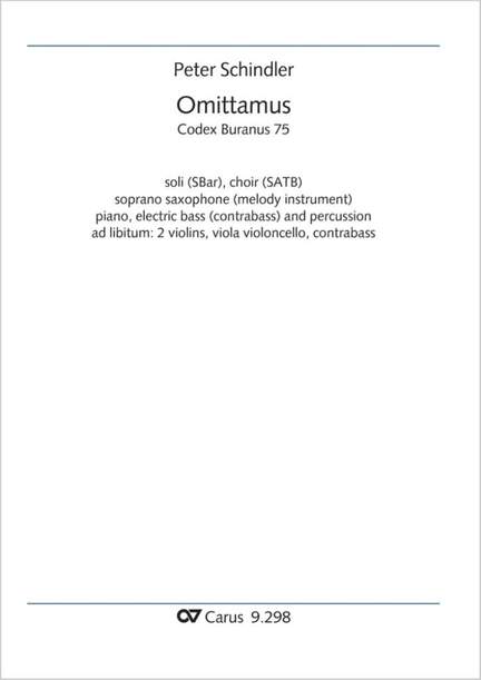 Peter Schindler: Omittamus - E major