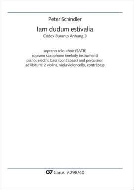 Peter Schindler: Iam dudum estivalia - B flat minor