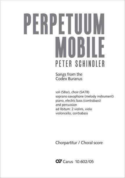 Peter Schindler: Perpetuum mobile