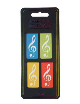 Magnetic bookmark g-clef colourful