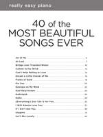 Really Easy Piano: 40 of the Most Beautiful Songs Product Image