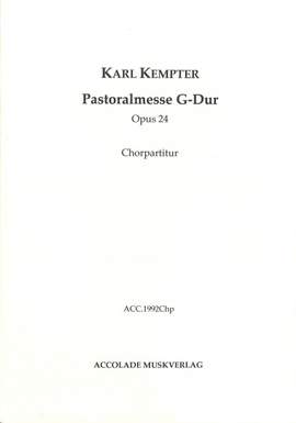 Kempter, K: Pastoralmesse in G - Chorpartitur 24