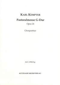 Kempter, K: Pastoralmesse in G - Chorpartitur 24
