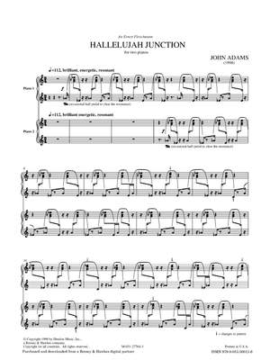 Adams, John: Hallelujah Junction (2 Pianos) - Digital Sheet Music Download
