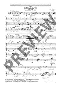 Carter, Elliott: Mnemosyné (Violin) - Digital Sheet Music