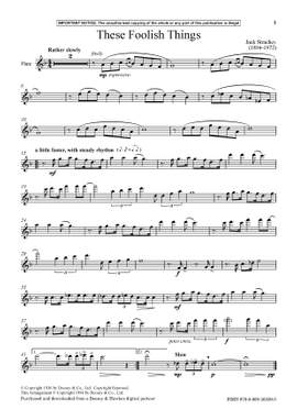 Fitzgerald, Ella: These Foolish Things (Flute) - Digital Sheet Music