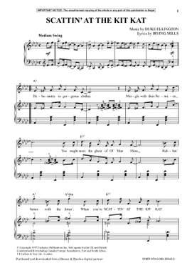 Ellington, Edward Kennedy "Duke": Scattin’ At The Kit Kat (Voice & Piano) - Digital Sheet Music