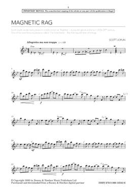 Joplin, Scott: Magnetic Rag (Flute) - Digital Sheet Music