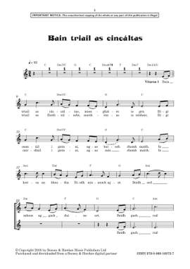 Furlong, Sue: Bain triail es cineáltas (Try a little kindness) (Children's Voices & Piano) - Digital Sheet Music