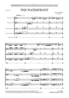Jenkins, Karl: The Waterfront (Brass Ensemble) - Digital Sheet Music
