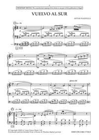 Piazzolla, Astor: Vuelvo al Sur (Accordion) - Digital Sheet Music