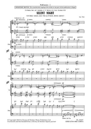 Todd, Will: Silent Night (Jazz Ensemble) - Digital Sheet Music