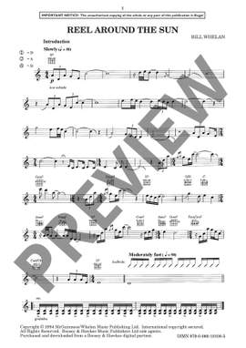 Whelan, Bill: Reel Around The Sun (from 'Riverdance') (Whistle & Piano) - Digital Sheet Music