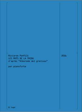 Riccardo Panfili: Les mots de la tribu