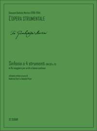 Giovanni Battista Martini: Sinfonia a 4 strumenti (HH.30 n. 11)