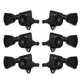 Grover Rotomatics 18:1 Gear Ratio Black Chrome 102-18 Series Set 3+3 - Keystone Buttons
