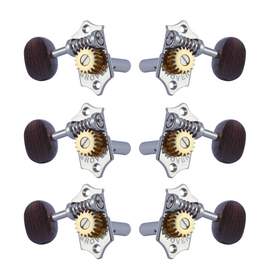 Grover Sta-Tite 18:1 Horizontal 97 Series Chrome Set 3+3 - Rosewood Buttons
