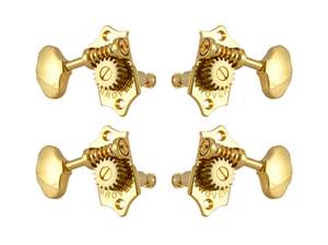 Grover Sta-Tite 18.1 Gear Ratio U98-18 Series Ukulele Pegs Gold Set 2+2