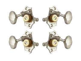 Grover Sta-Tite 18.1 Gear Ratio U98-18 Series Ukulele Pegs Nickel Set 2+2 