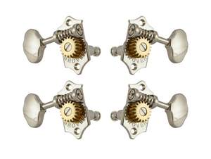 Grover Sta-Tite 18.1 Gear Ratio U98-18 Series Ukulele Pegs Nickel Set 2+2 