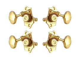 Grover Sta-Tite 18.1 Gear Ratio U99-18 Series Ukulele Pegs Gold Set 2+2 