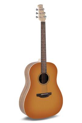 Applause Acoustic Guitar Jump Slope Shoulder D Honey Burst