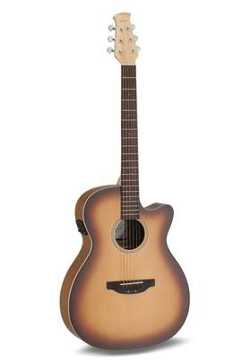 Applause E-Acoustic Guitar Jump OM Electro Cut Peach Burst
